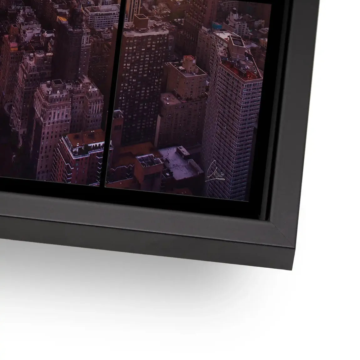 Manhattan View Alu Gebürstet Bild