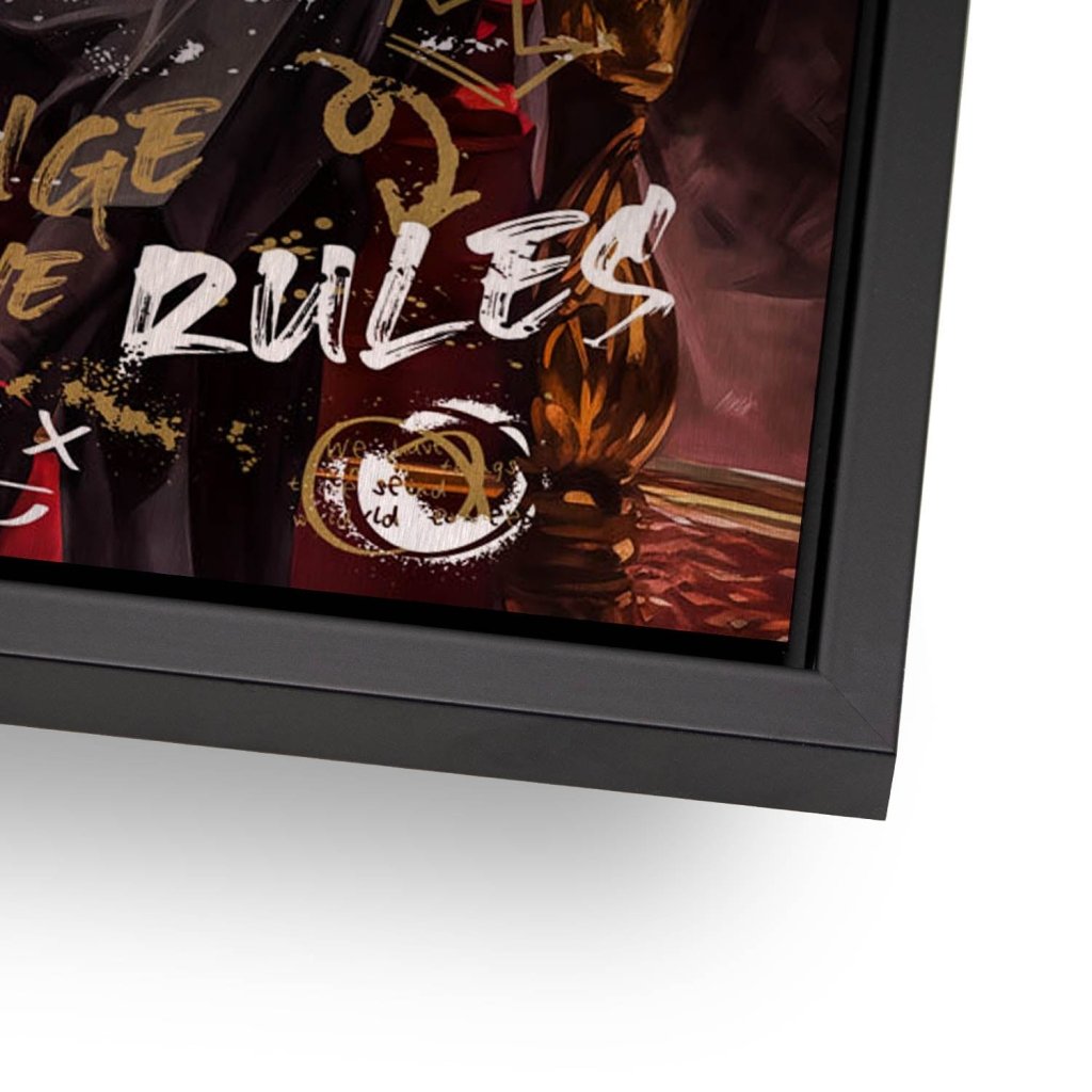 Scarface Rules Alu Gebürstet Bild - INGALERIE