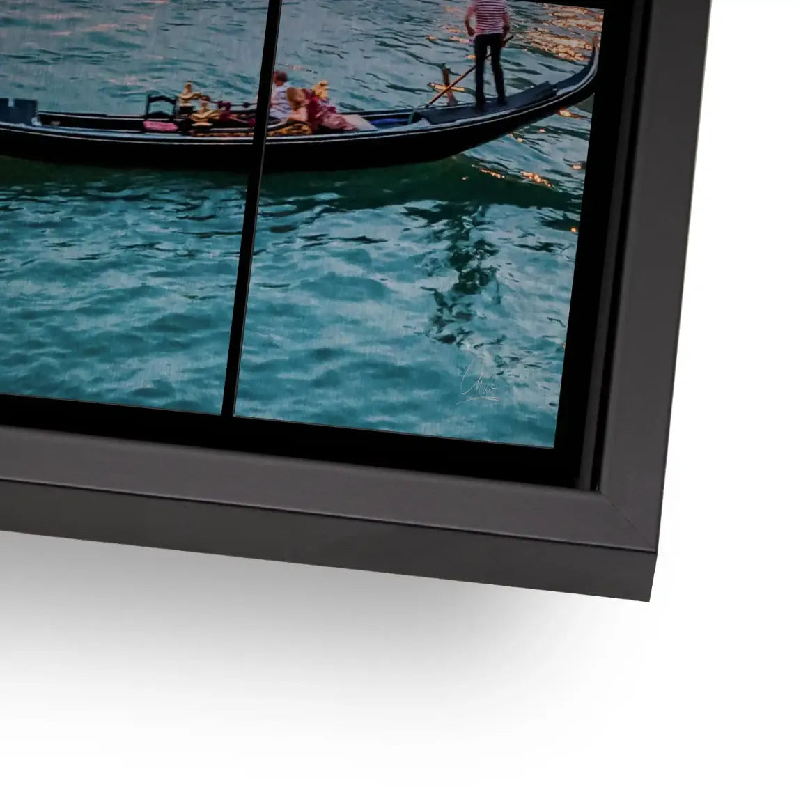 Lichter von Venedig Alu Gebürstet Bild