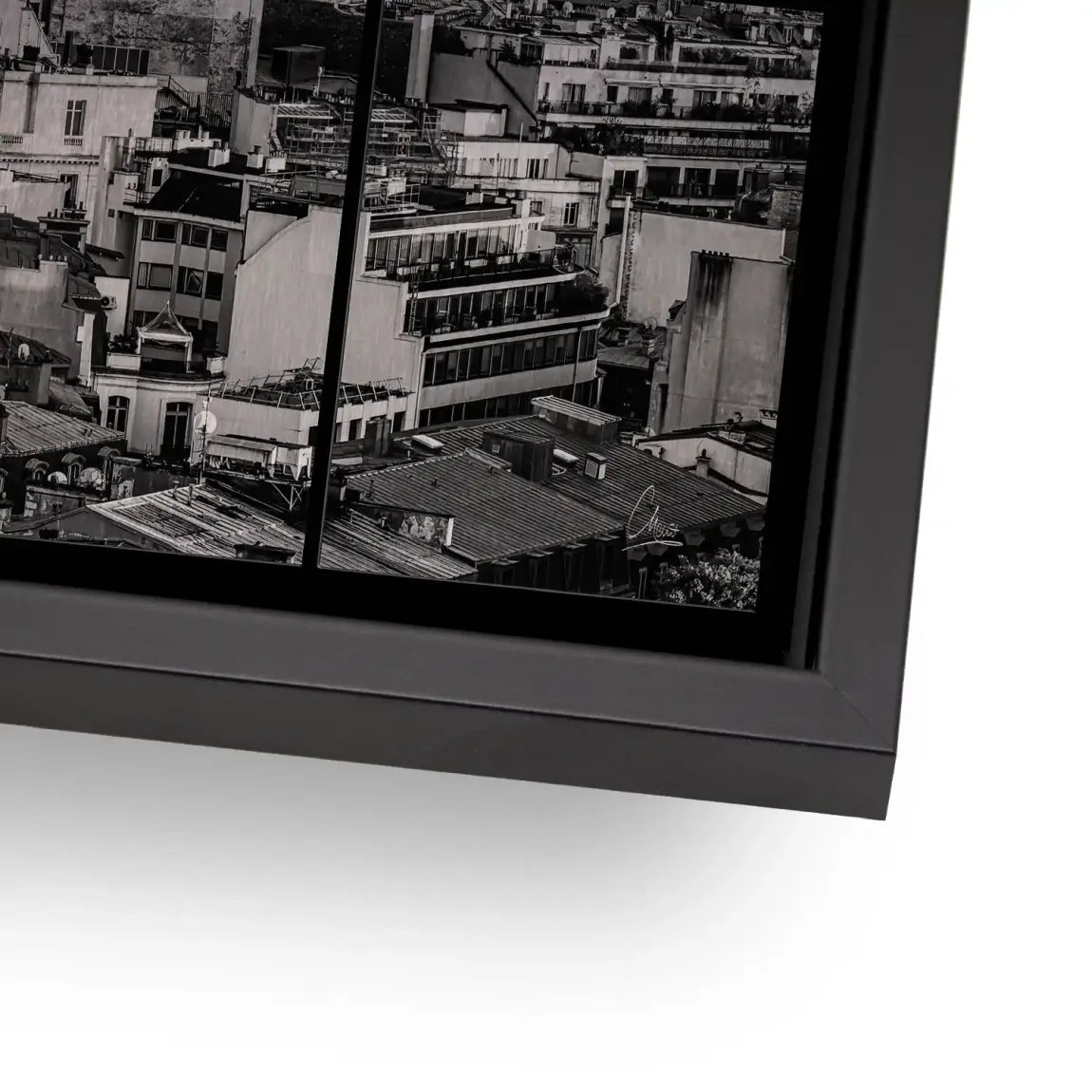 Eiffelturm über Paris Alu Gebürstet Bild