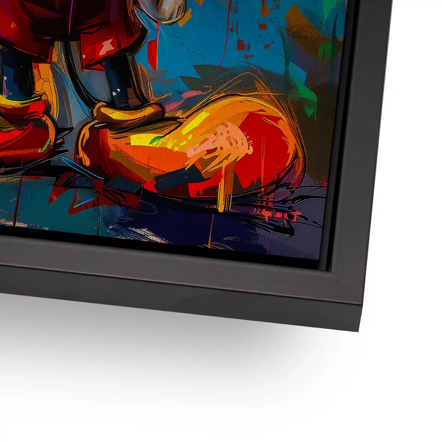 Micky Abstrakt Paint Aludibond Gebürstet INGALERIE