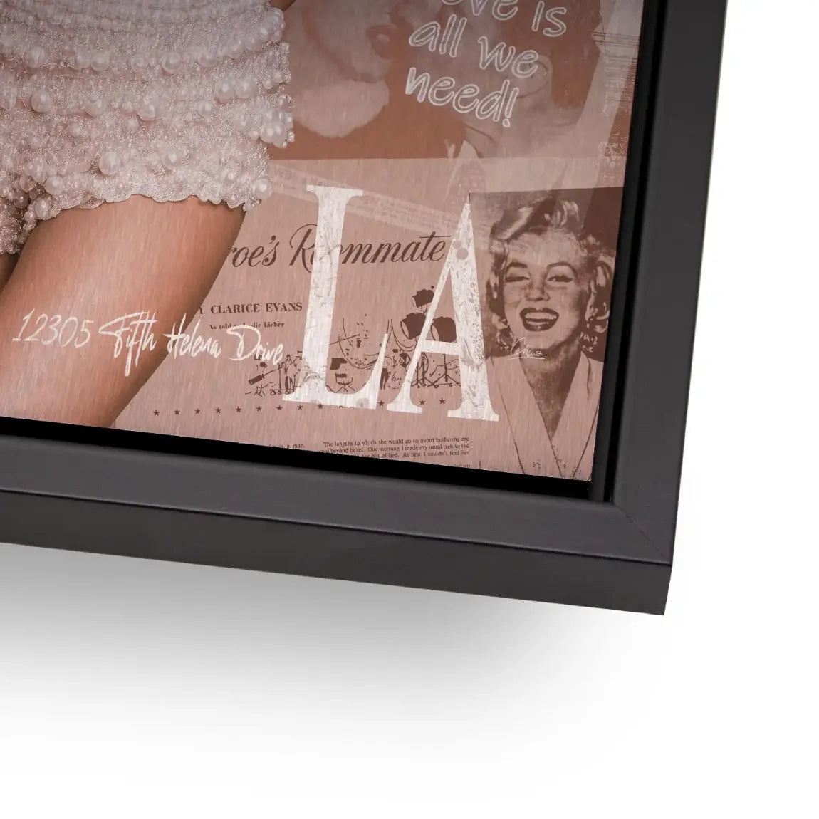 Hollywood Glam Marilyn Alu Gebürstet Bild