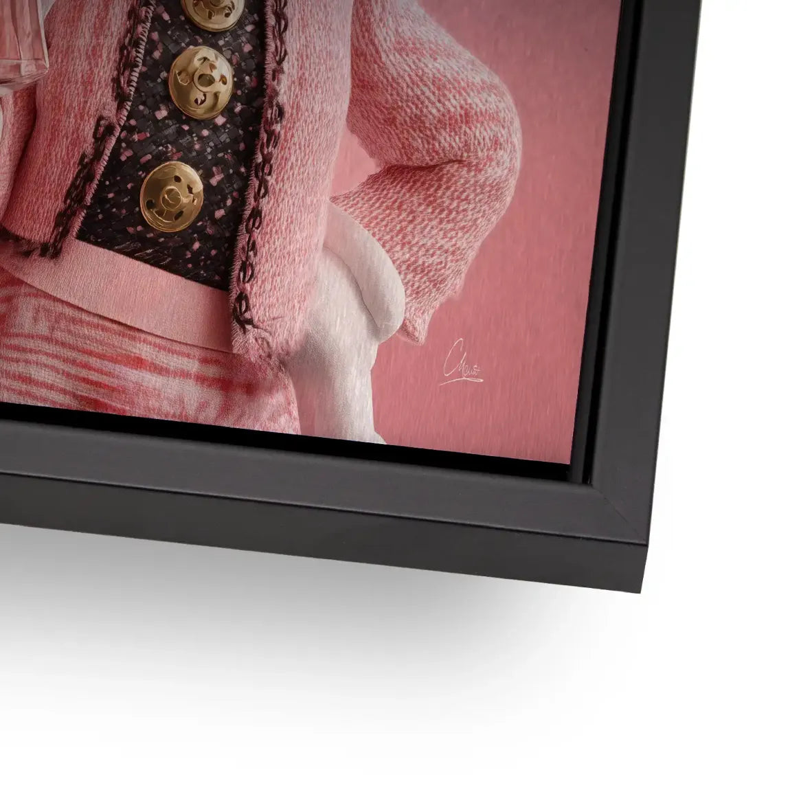 Paris Glam Minnie Maus Alu Gebürstet Bild