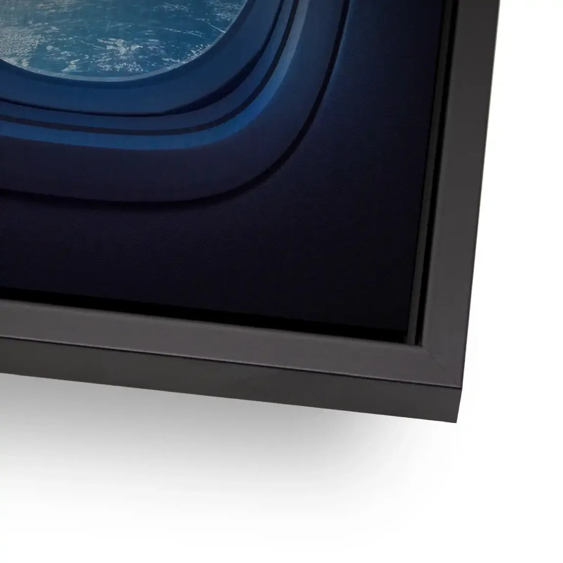 Flugzeugfenster Galaxie Alu Gebürstet Bild