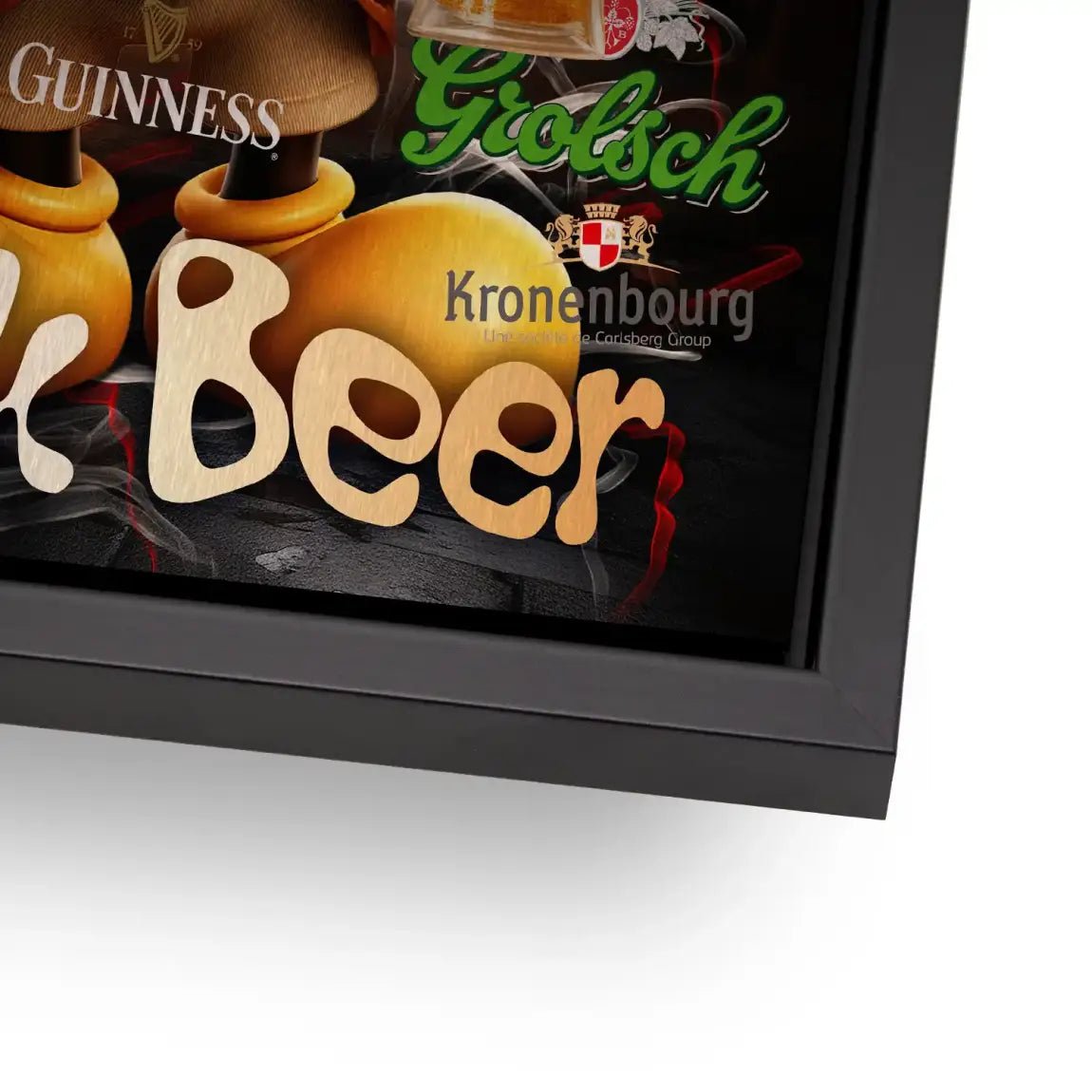 Micky Drink Beer Aludibond Gebürstet INGALERIE