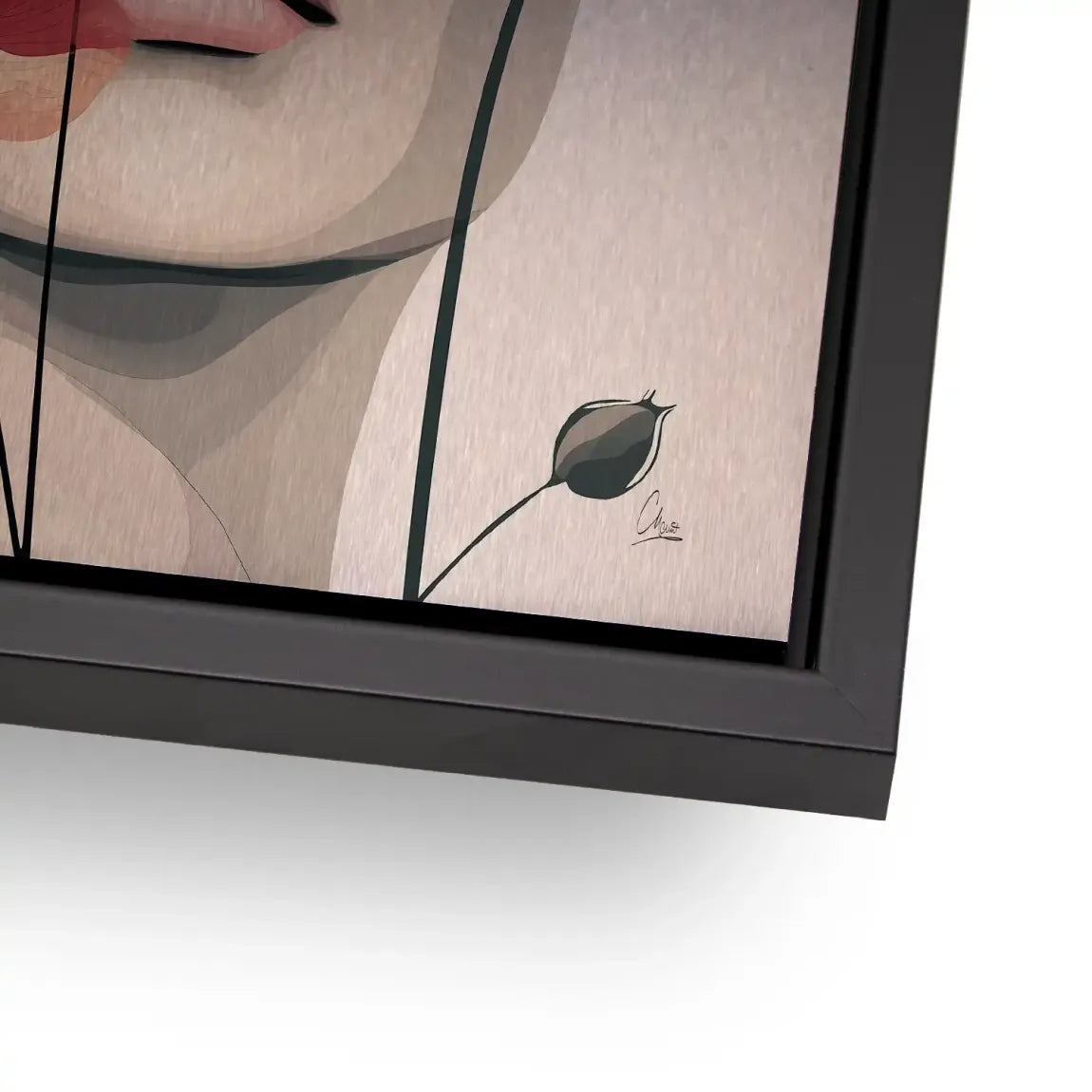 Floral Dream Alu Gebürstet Bild