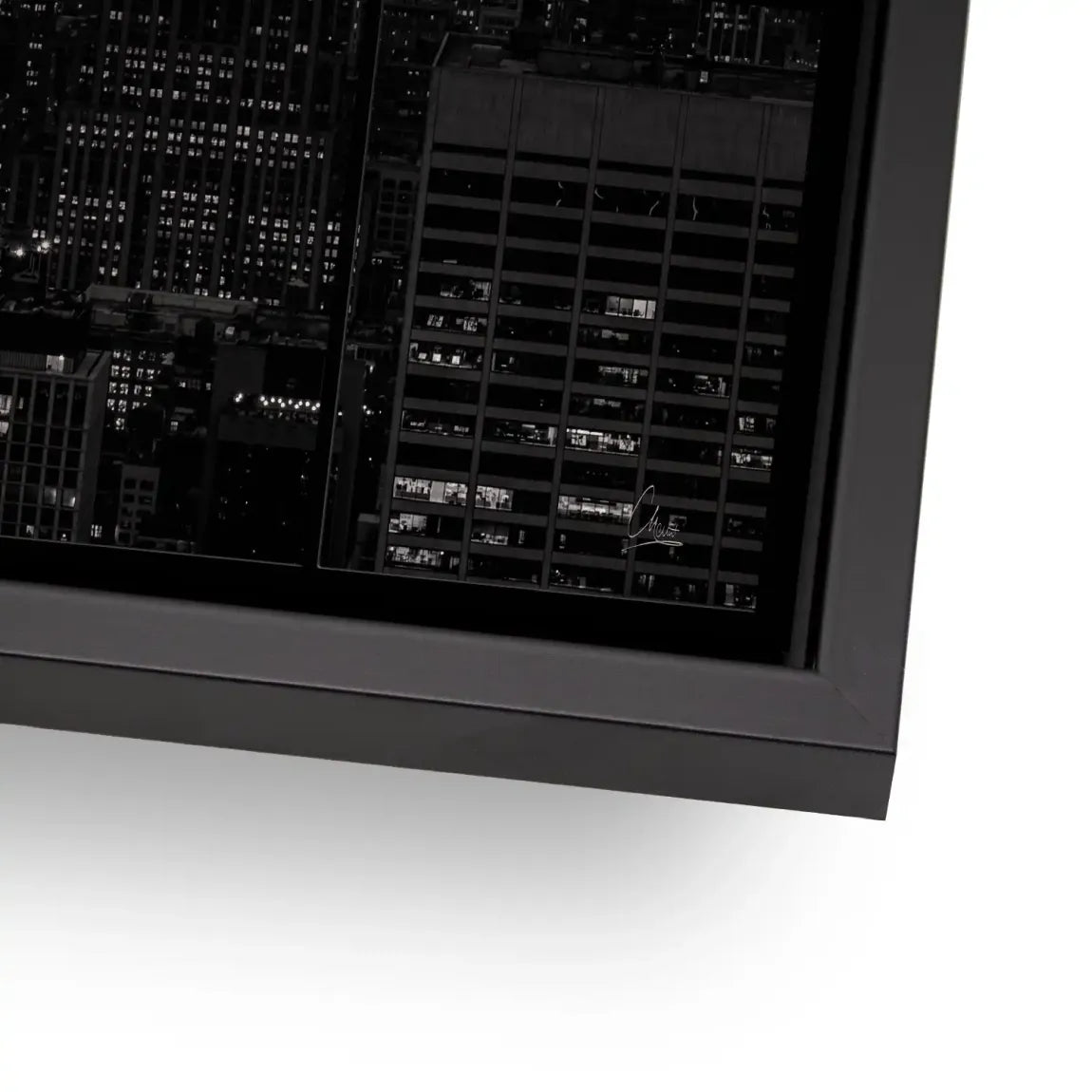 Midnight Crown New York Alu Gebürstet Bild