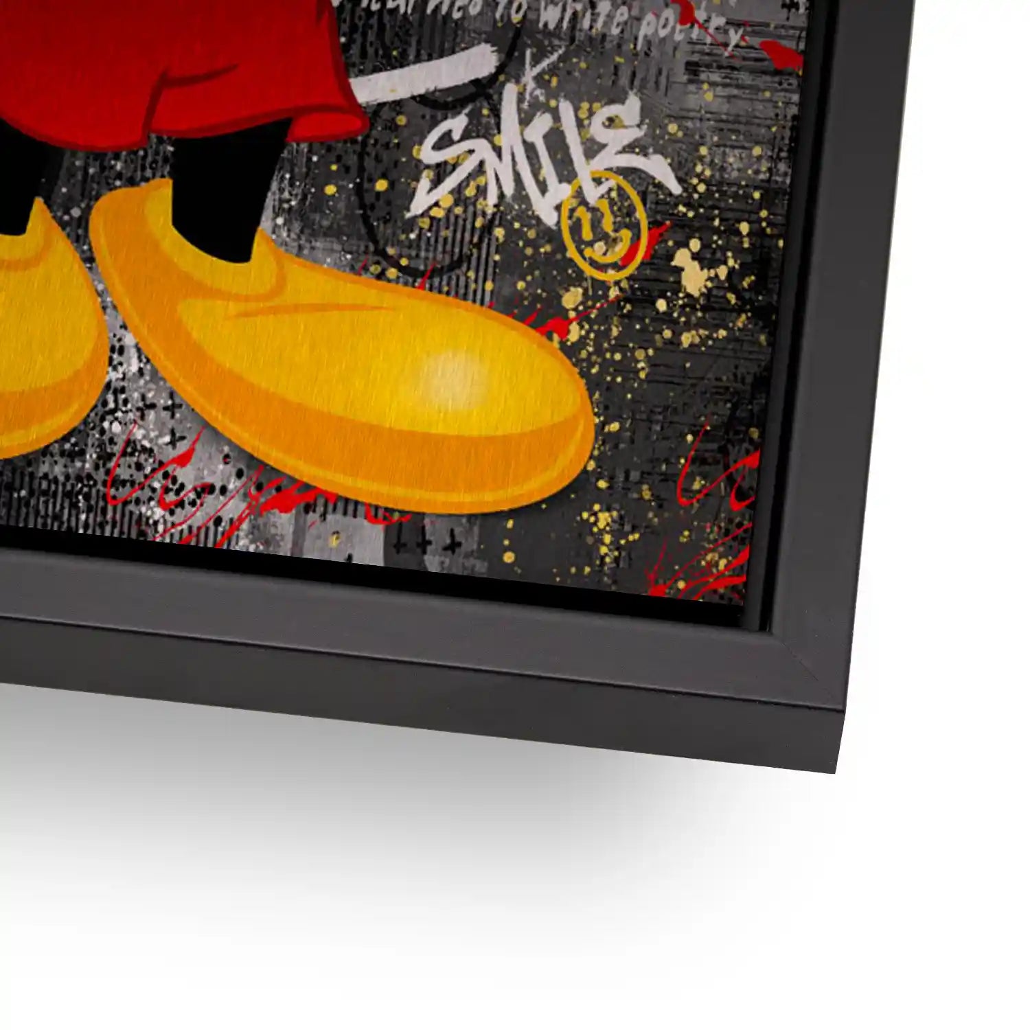 Micky Love and Hate Pop Art Alu Gebürstet - INGALERIE