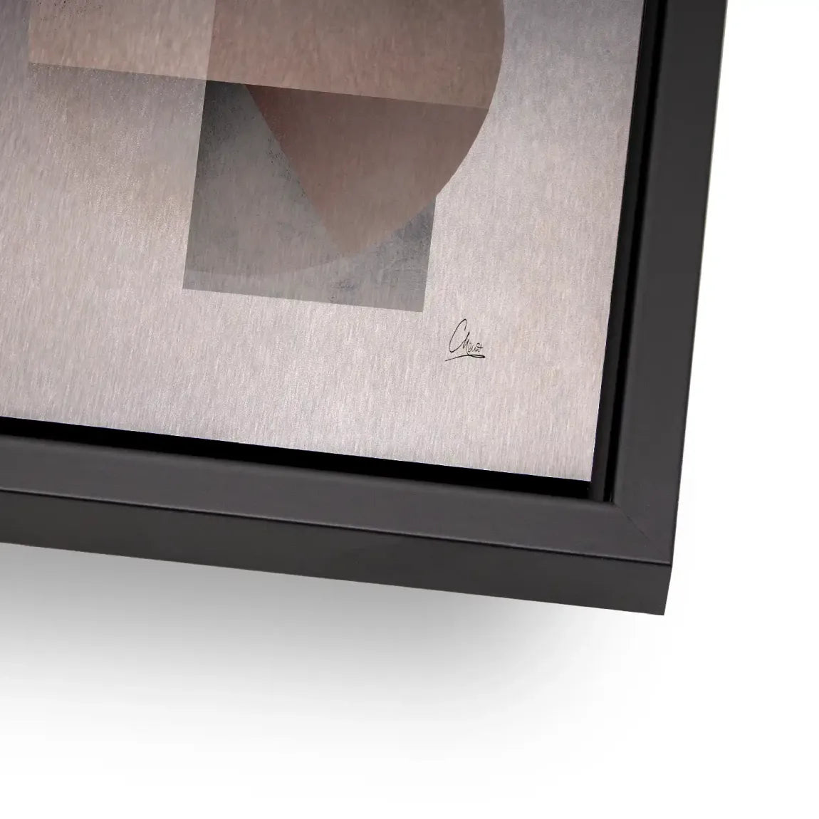 Soft Circles Alu Gebürstet Bild