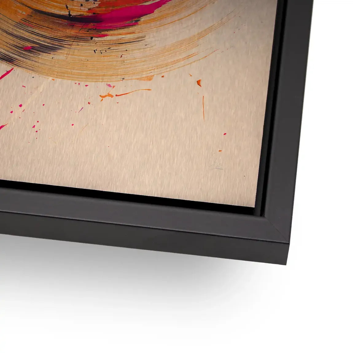 Bewegte Farbe Abstrakt Alu Gebürstet Bild