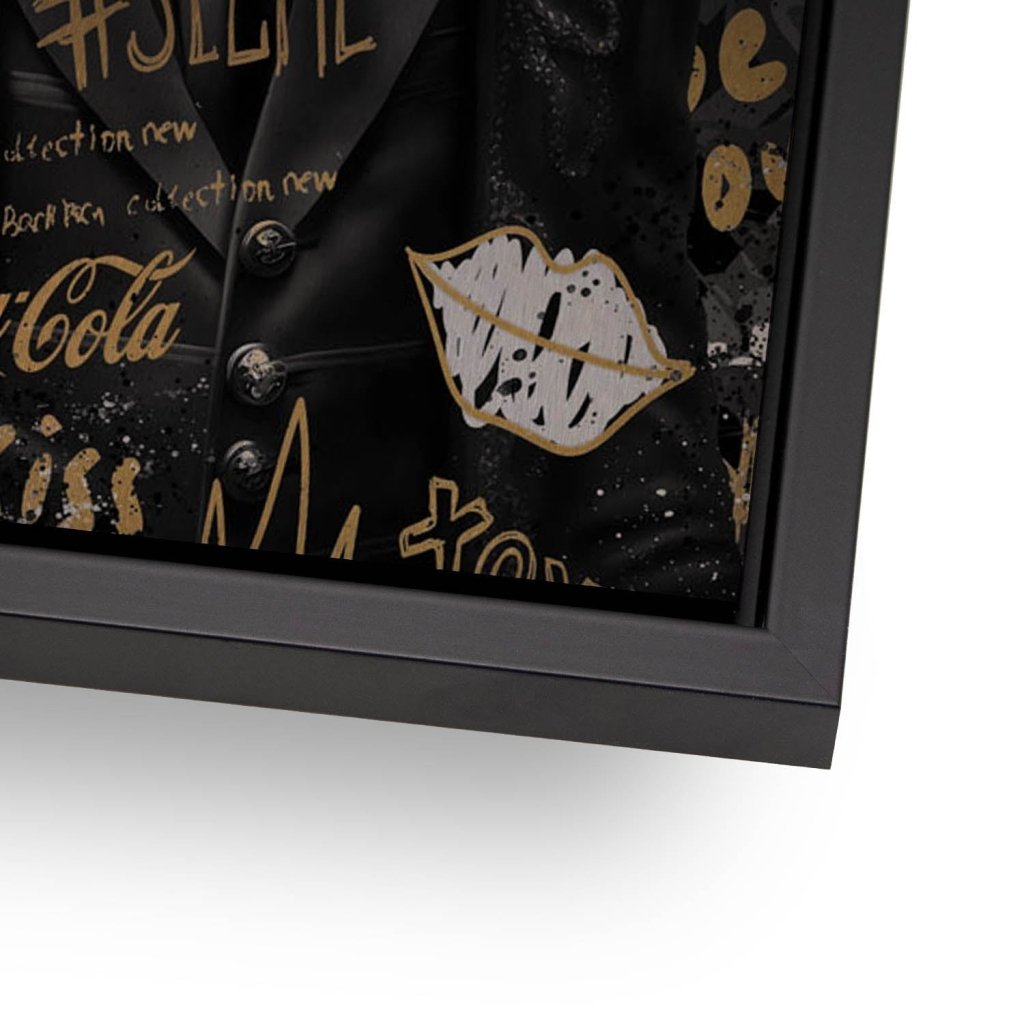 Karl Fashion Pop Art Aludibond Brush Bild - INGALERIE