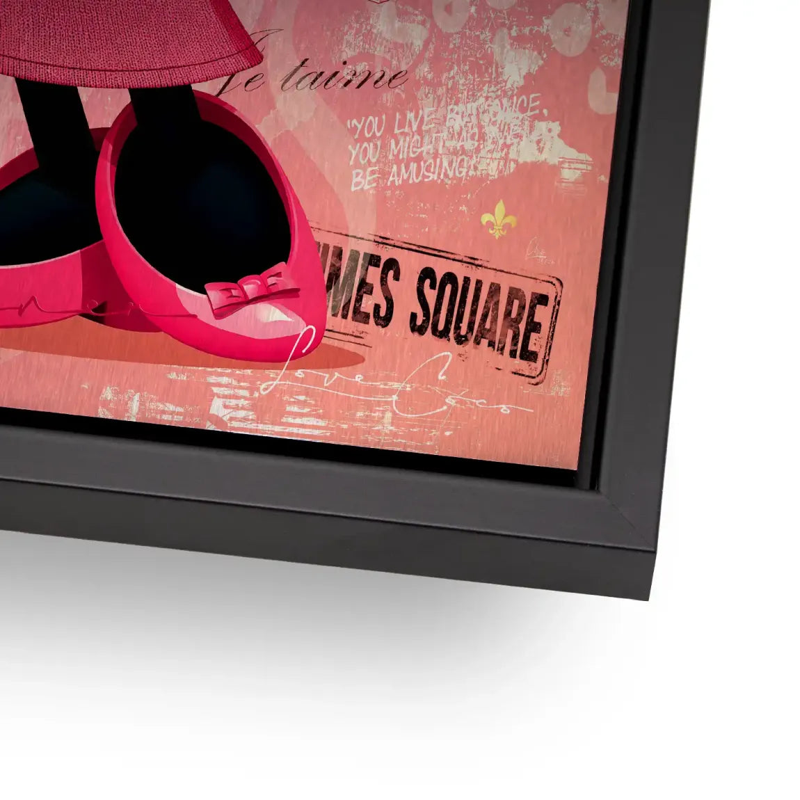 Minnie Maus Love Coco Aluminiumbild gebürstet