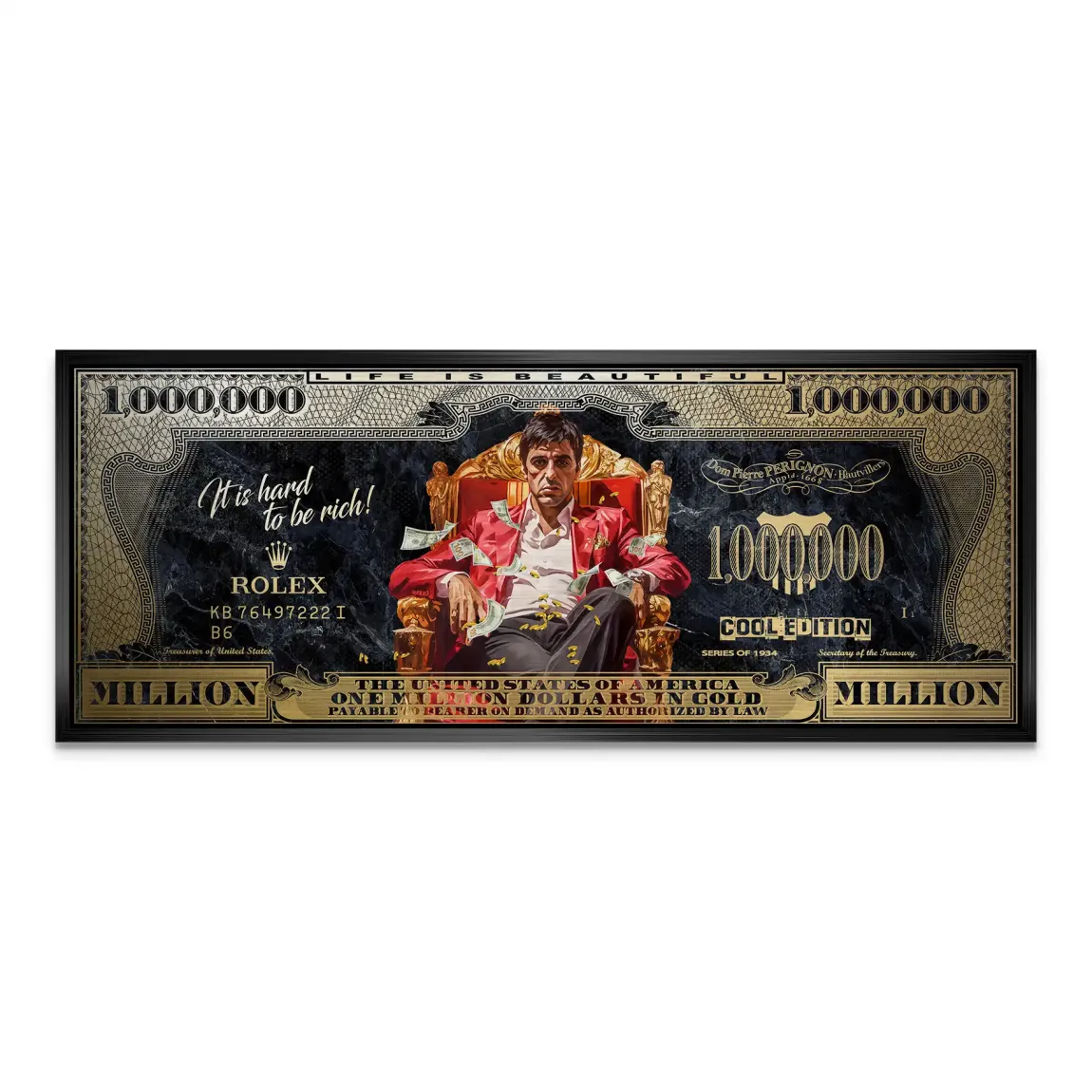 Scarface Million Dollar Alu Gebürstet