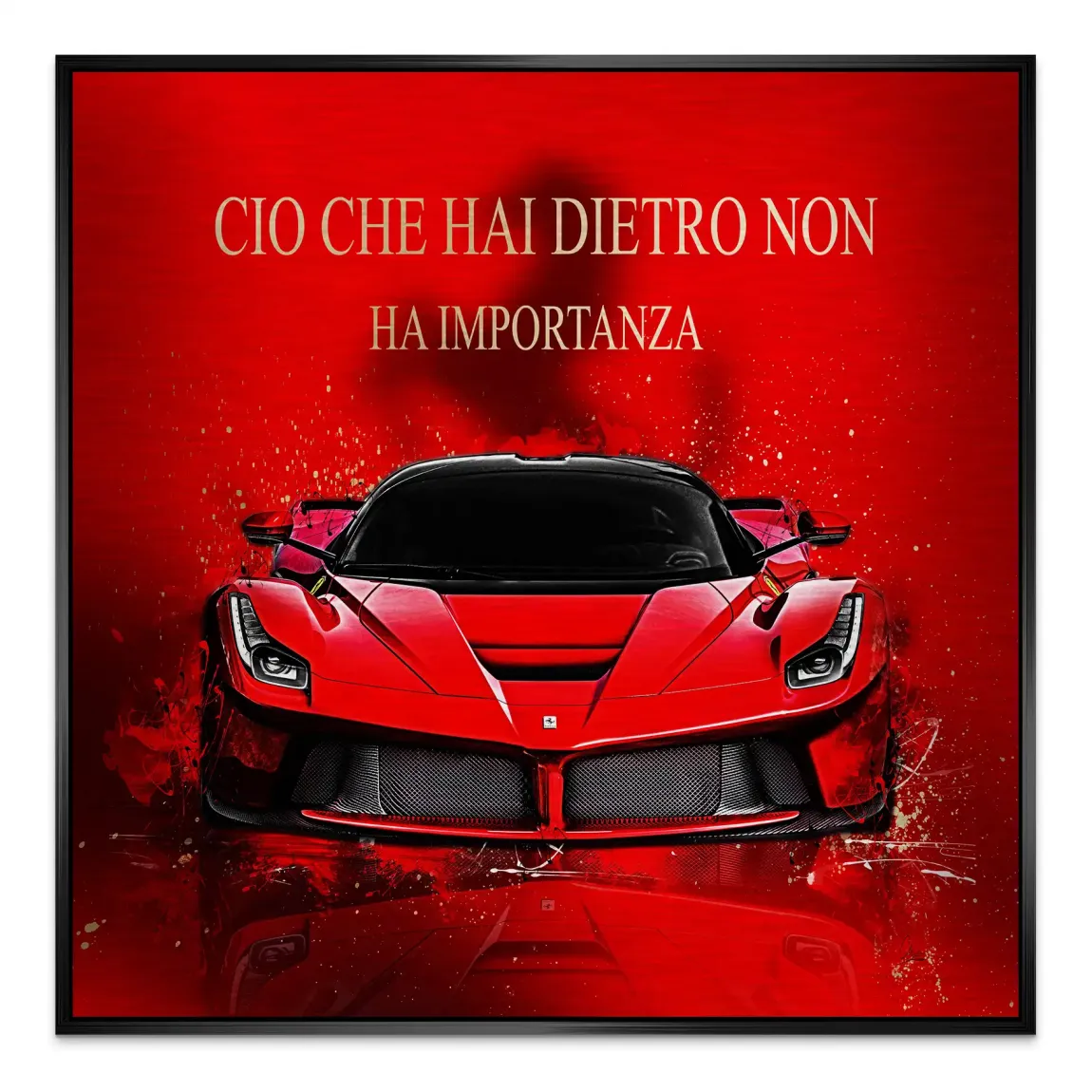 Red Velocity La Ferrari Alu Gebürstet Bild
