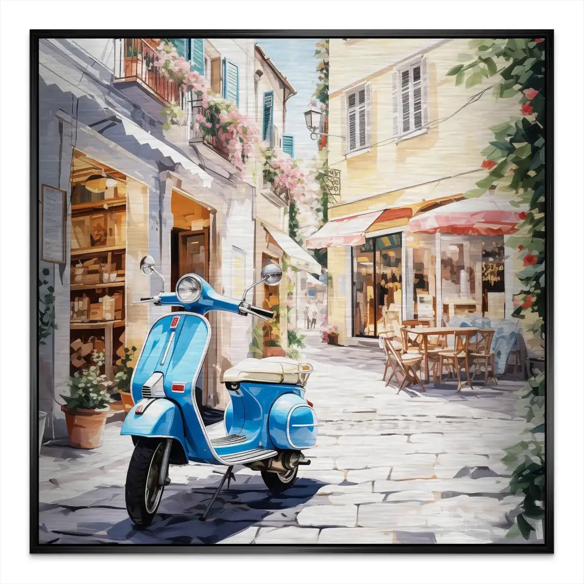 Italy Flair Alu Gebürstet Bild INGALERIE