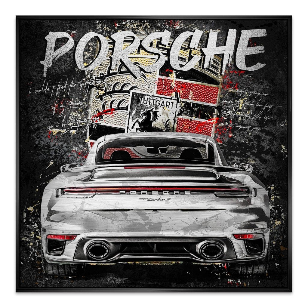 Shadowline Porsche Turbo Alu gebürstet Bild INGALERIE