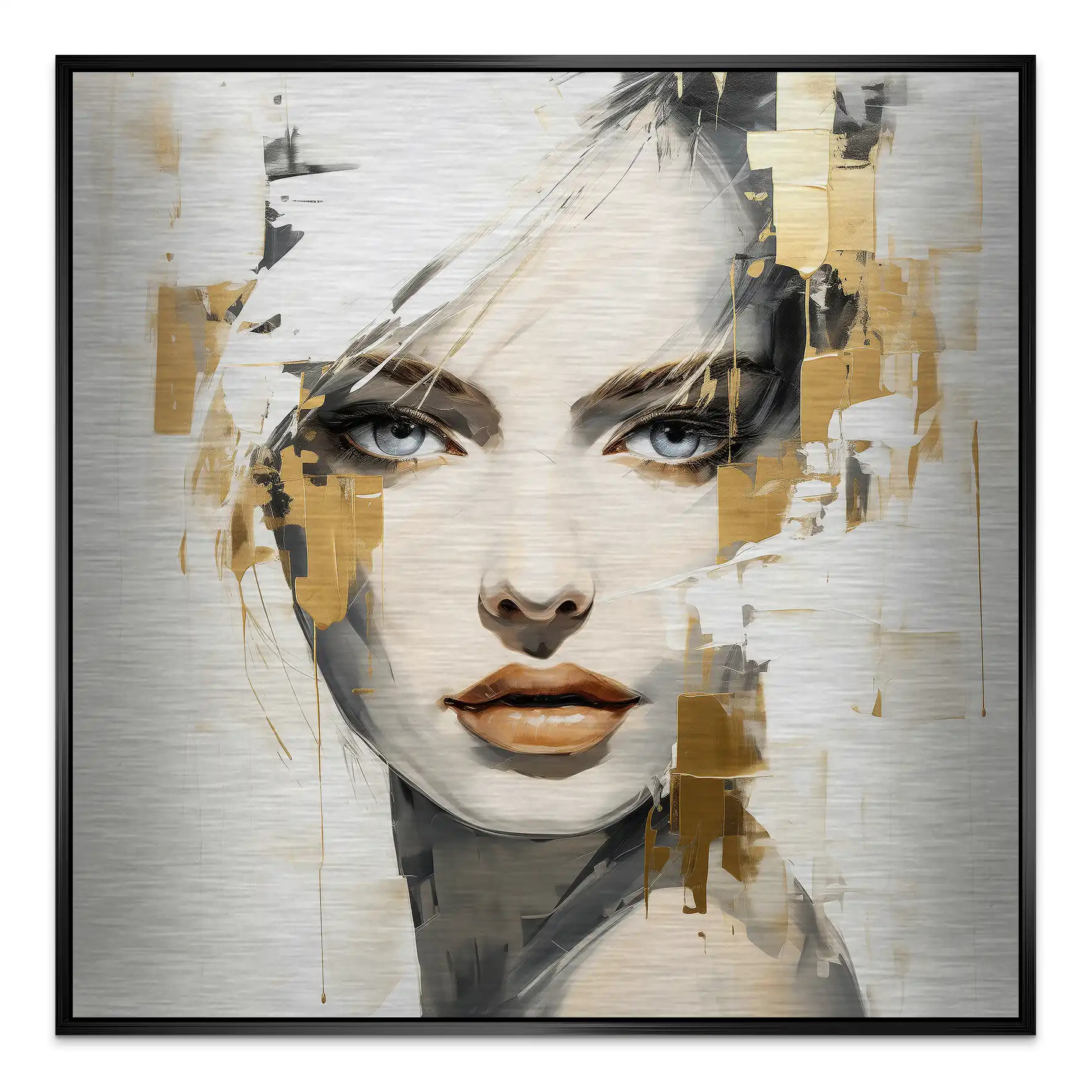 Golden Muse Alu gebürstet Bild INGALERIE