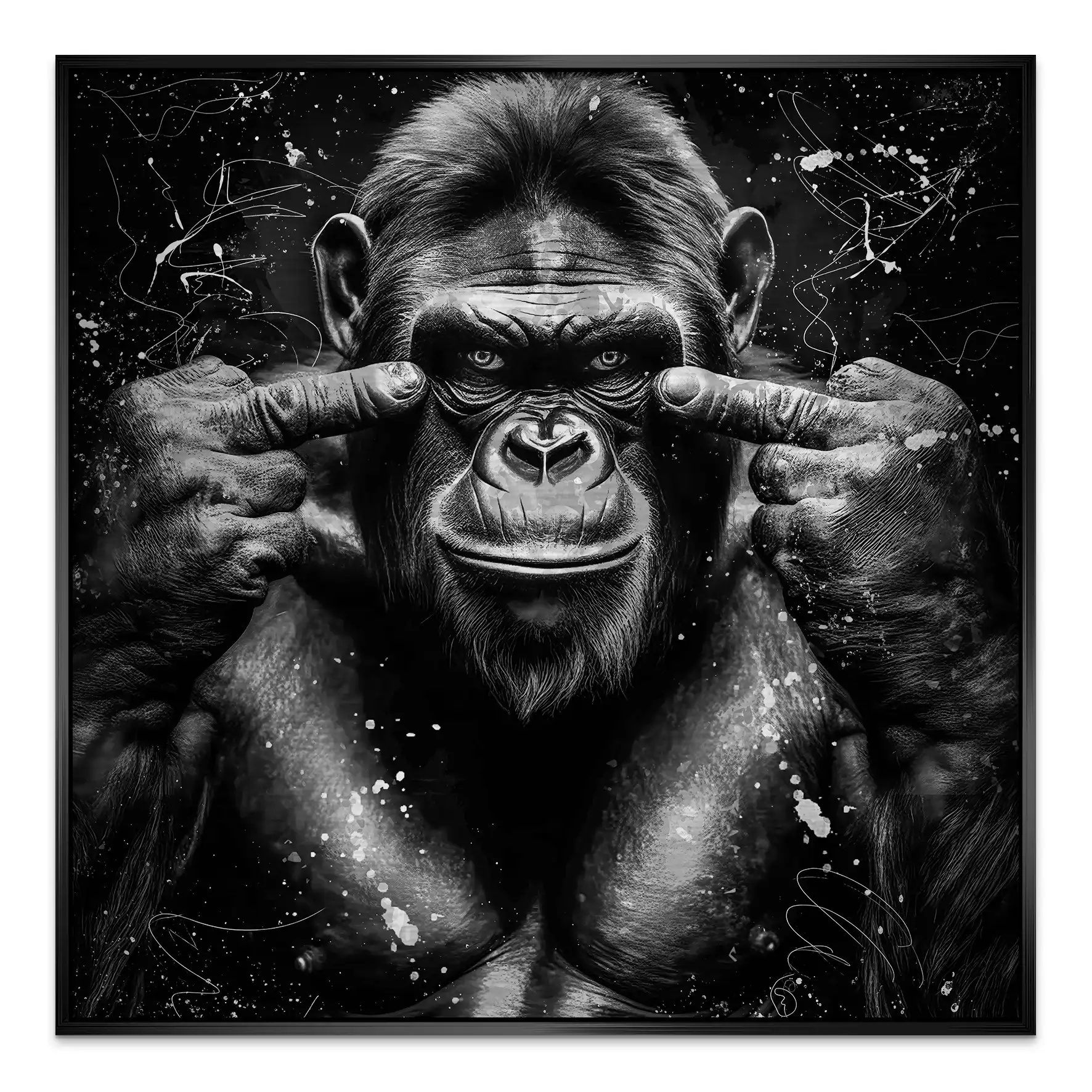 Bad Gorilla Nr.2 Alu Gebürstet INGALERIE