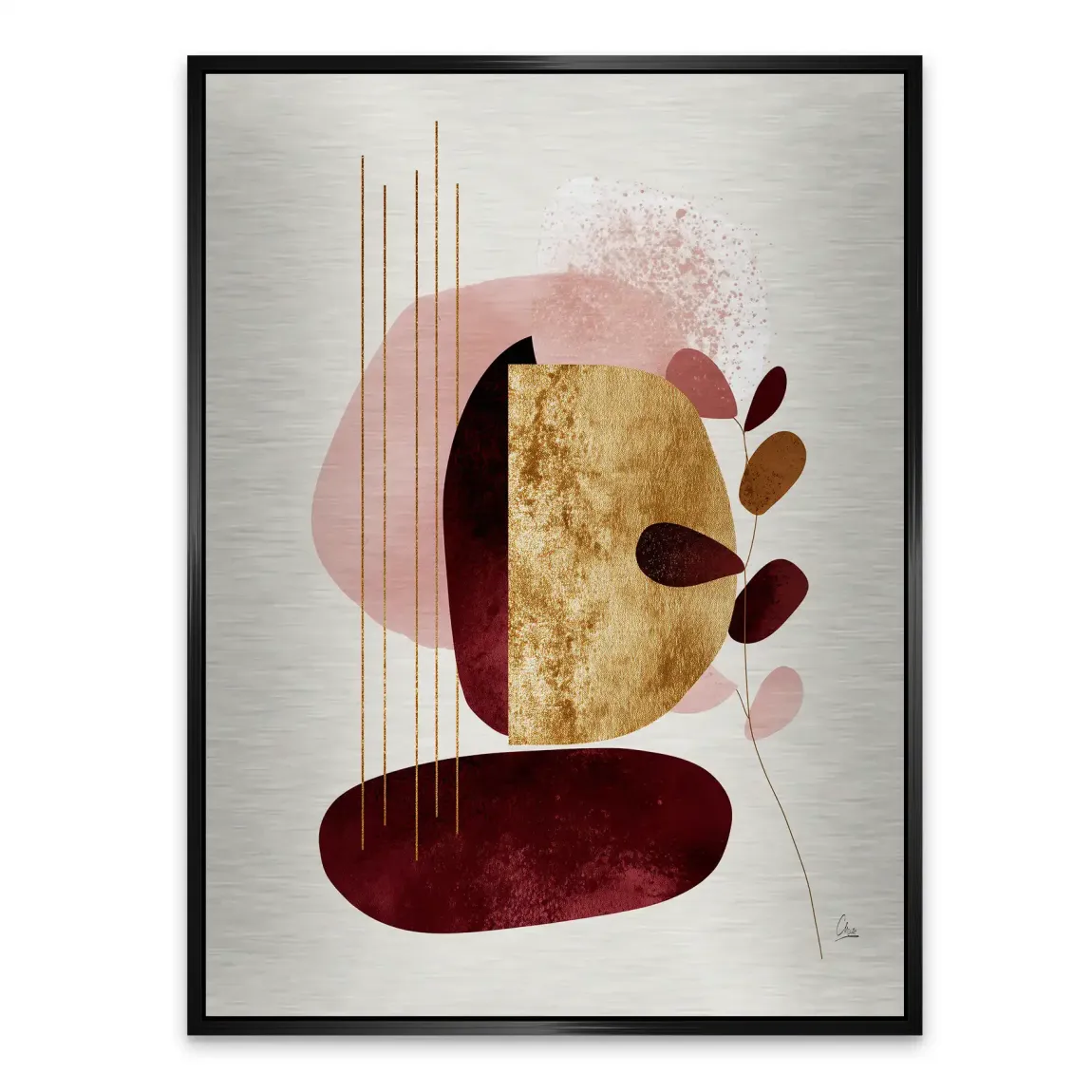 Velvet Shape Alu Gebürstet Bild