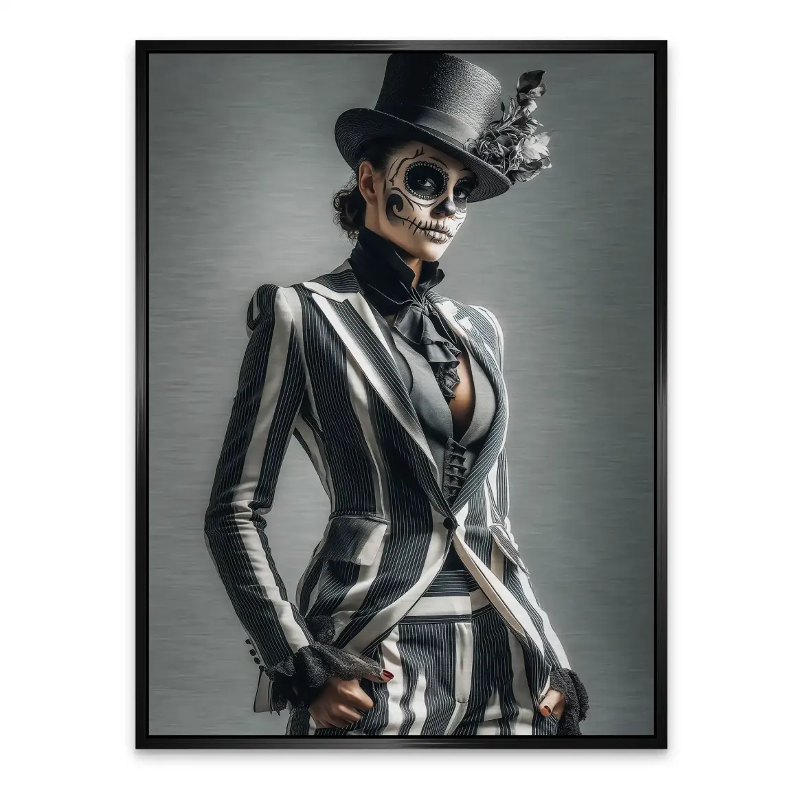 Lady Skull Aludibond Gebürstet INGALERIE