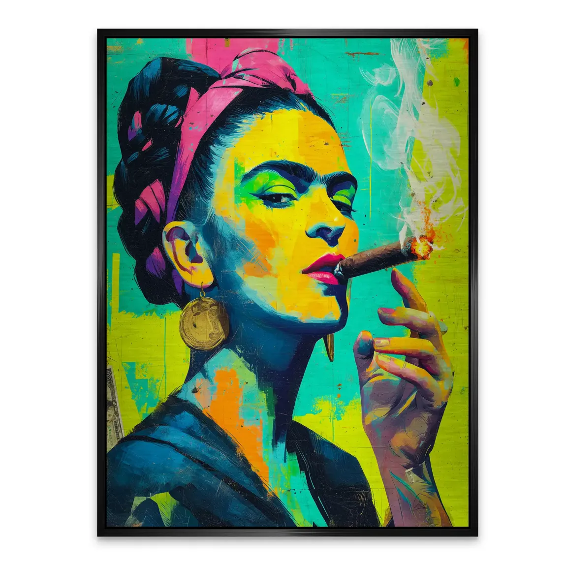 Frida Smoke Queen Alu Gebürstet Bild