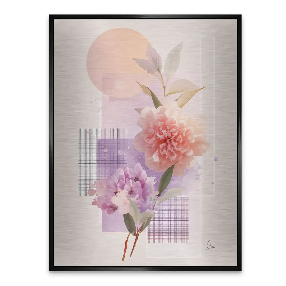 Soft Petal Harmony Alu Gebürstet Bild