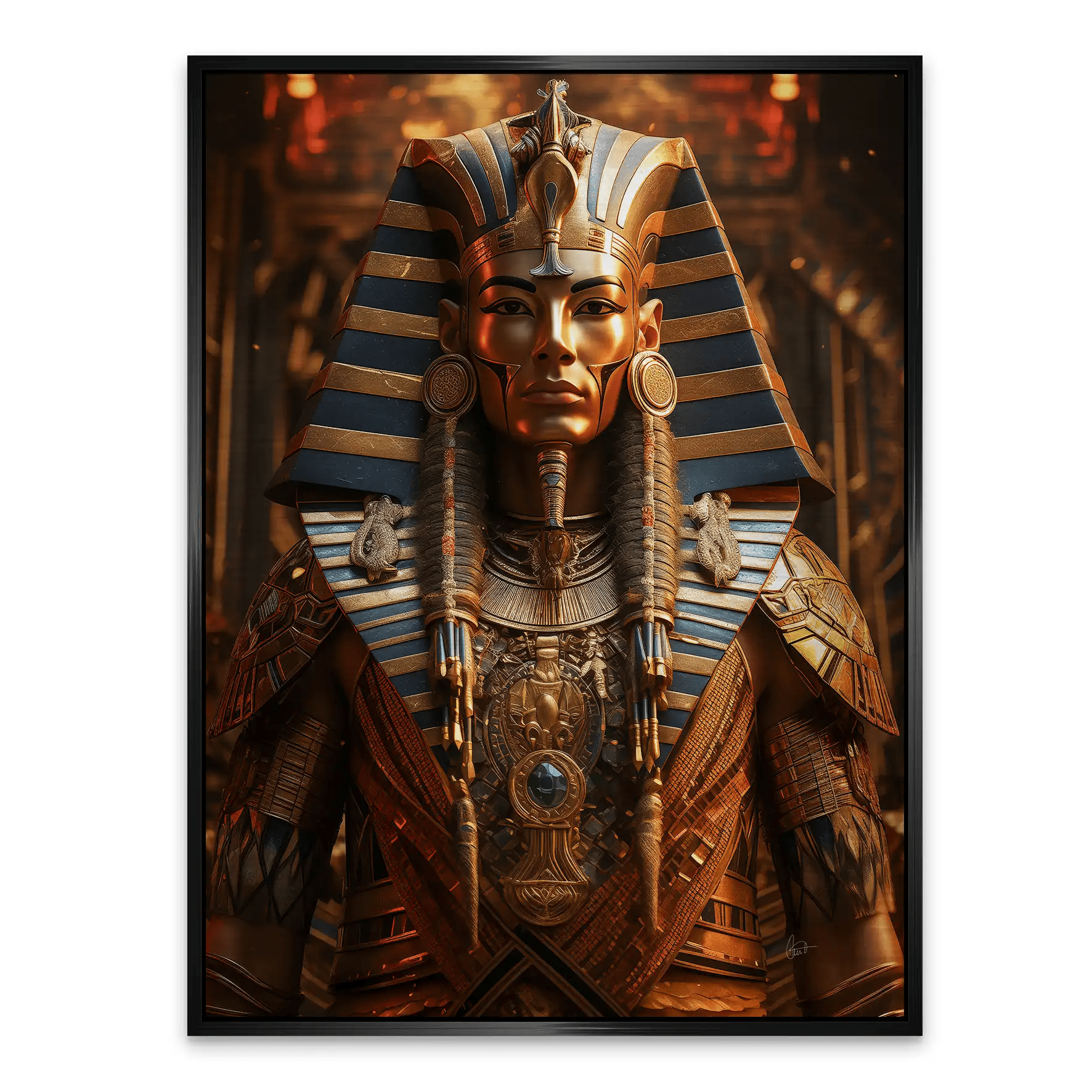 Legacy of the Pharaoh Alu gebürstet Bild INGALERIE