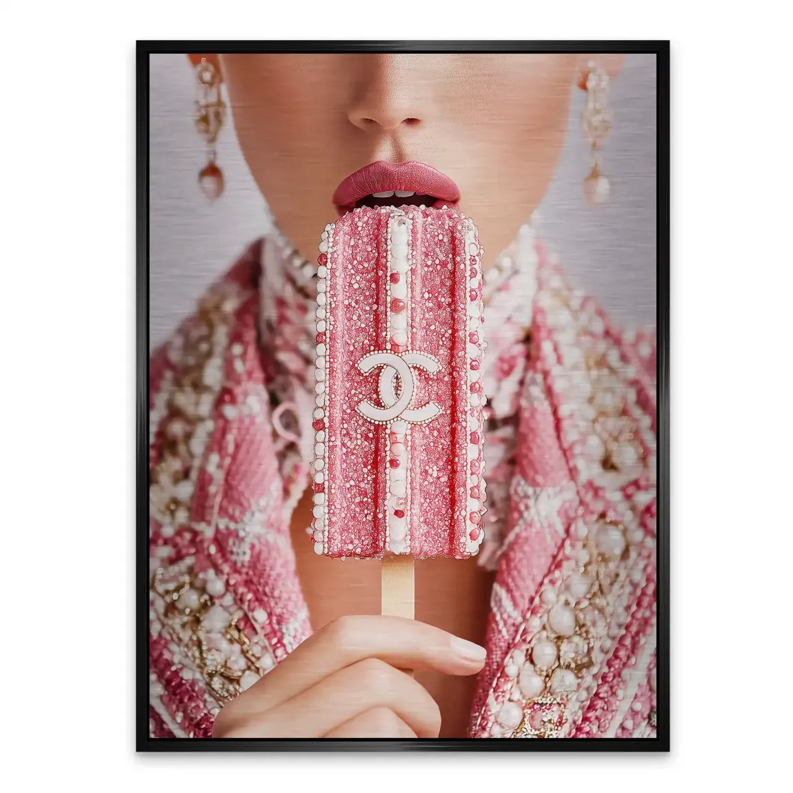 Pink Pearl Ice Couture Chanel Alu Gebürstet Bild