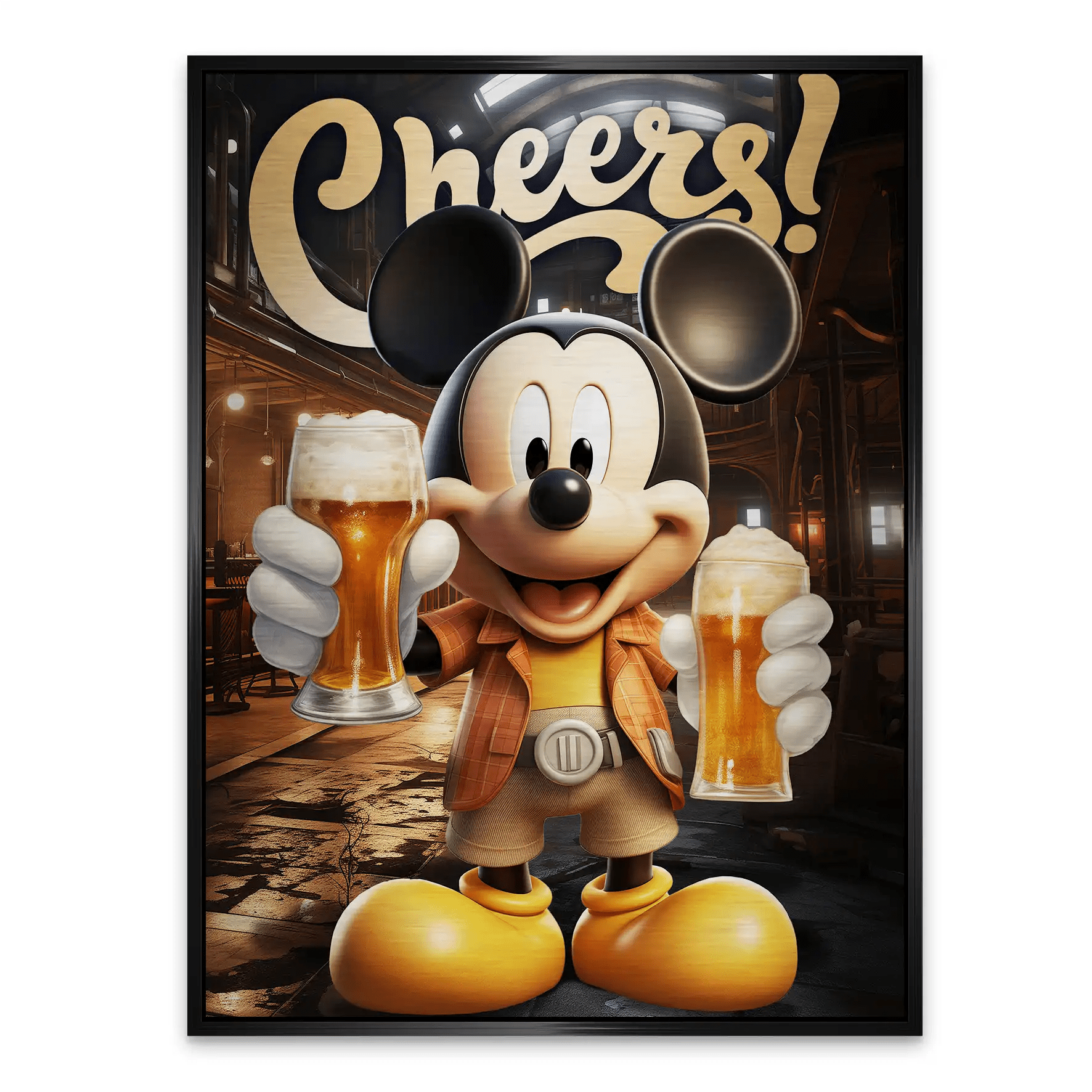 Micky Cheers Aludibond Gebürstet INGALERIE