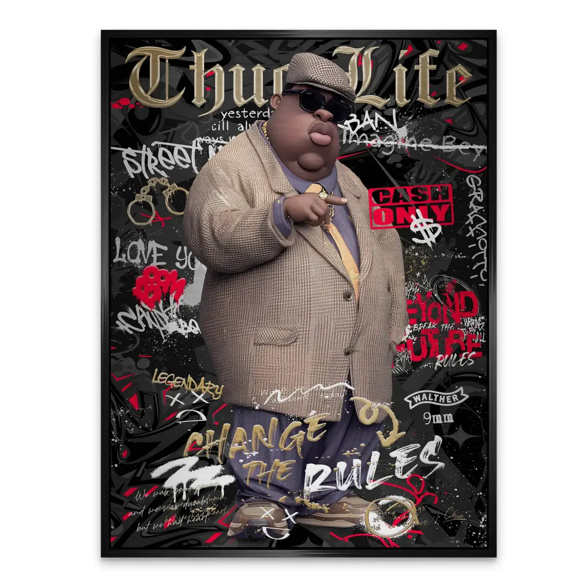 Thug Life Royalty Aludibond Gebürstet INGALERIE