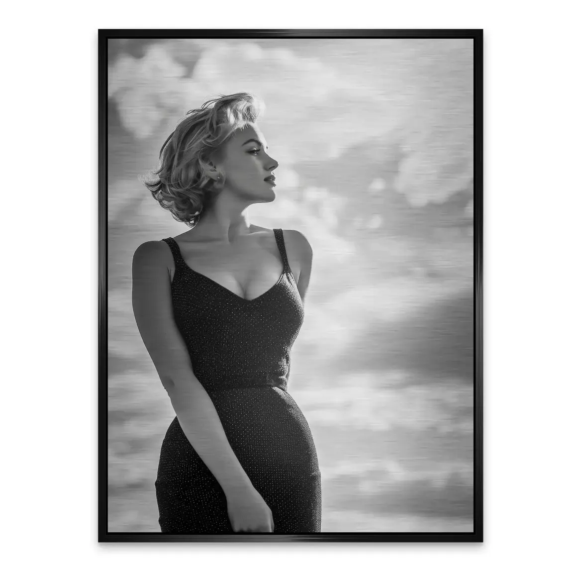 Marilyn Sunset Grace Alu Gebürstet Bild