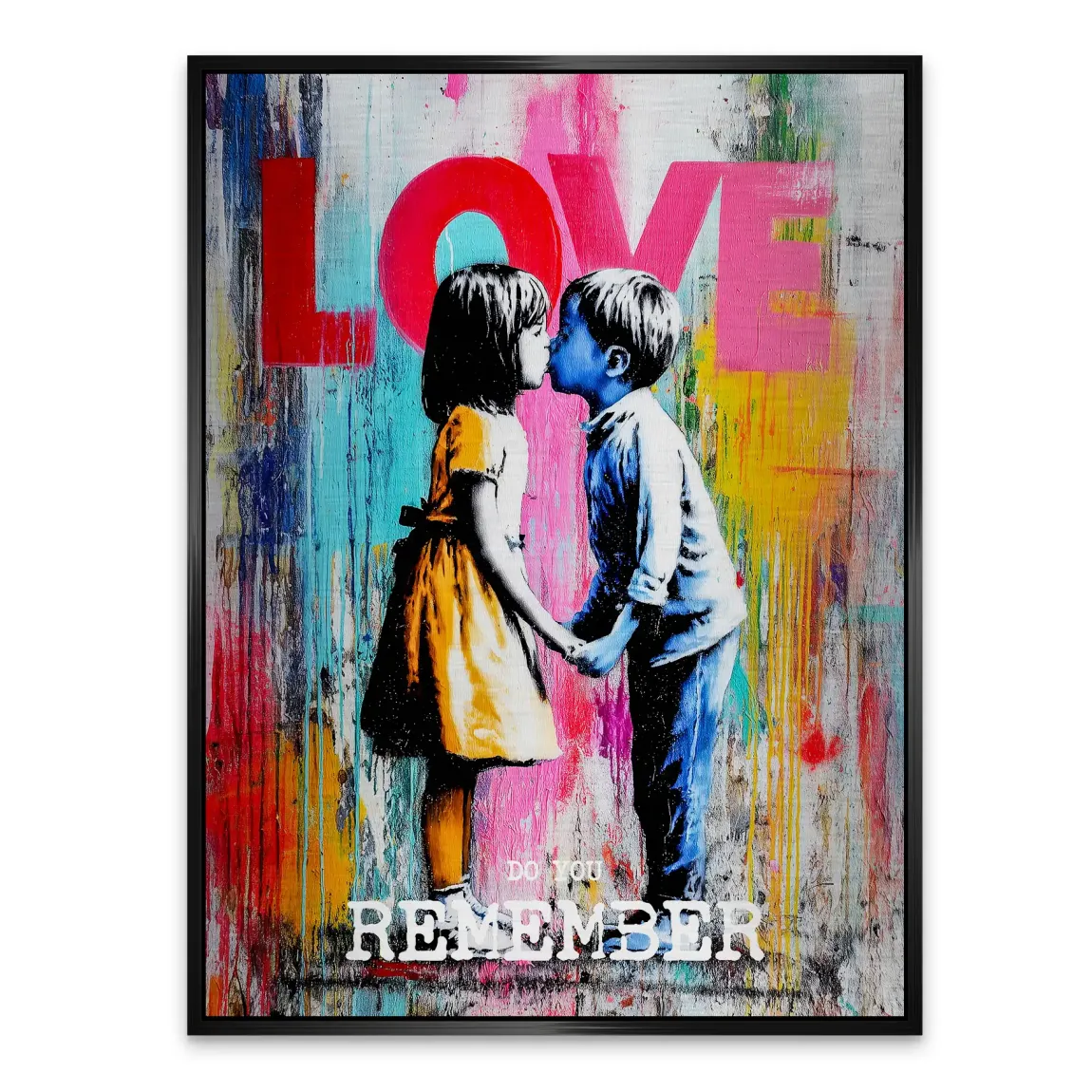 First Kiss Alu Gebürstet Bild