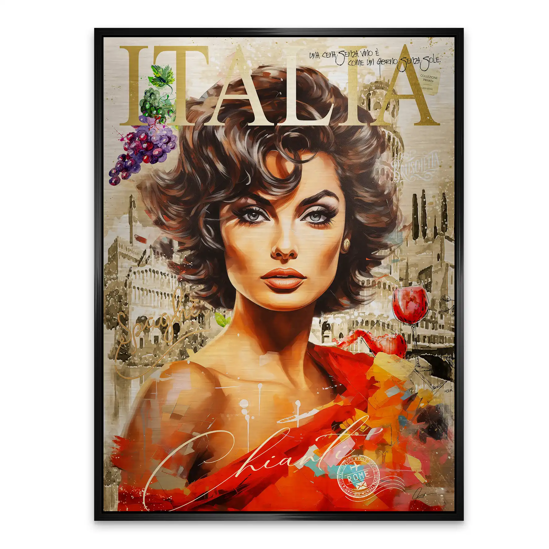 Sophia Italia Aludibond Gebürstet INGALERIE