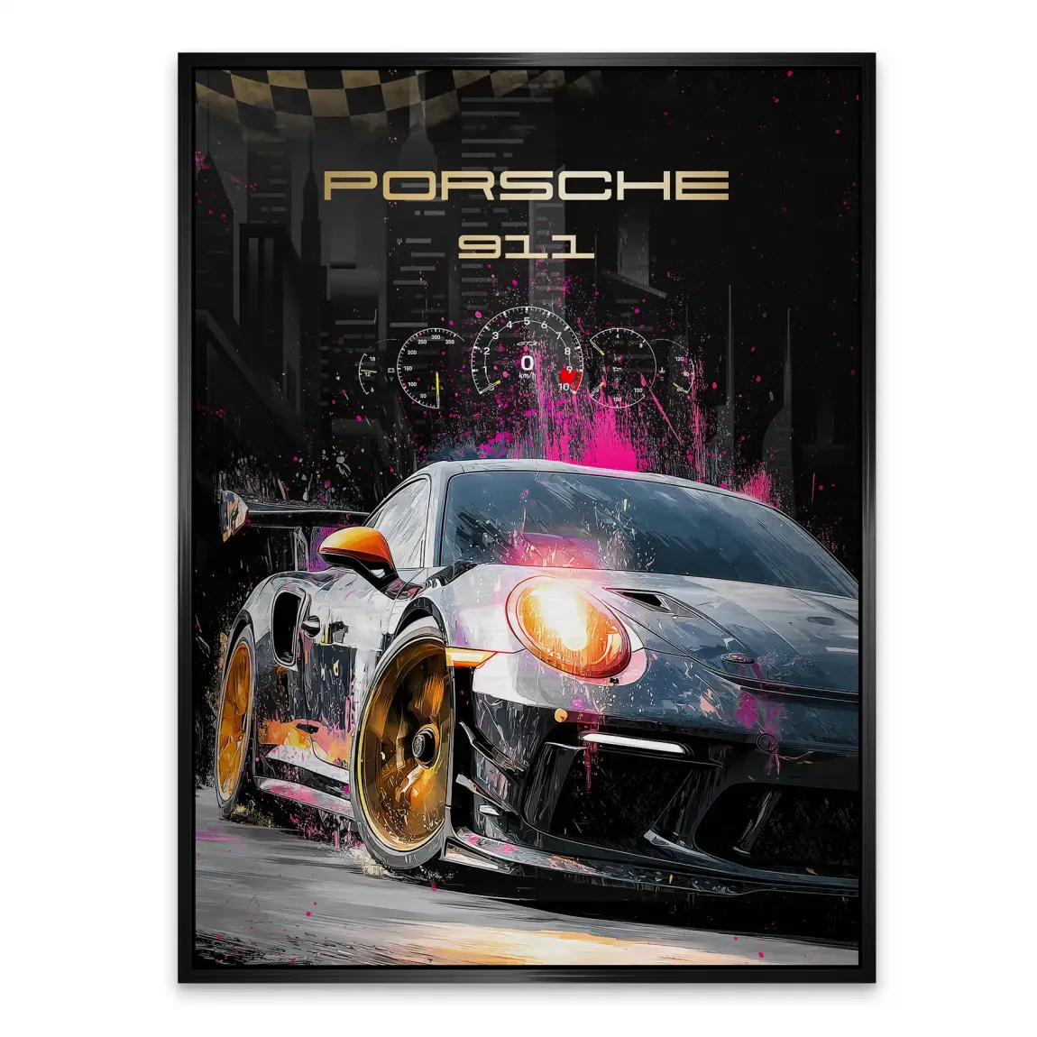 Porsche 911 GT3 Touch of Speed Alu Gebürstet Bild