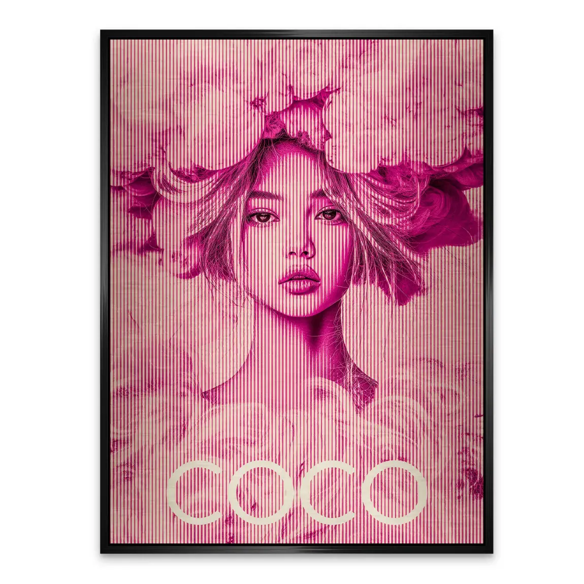 Coco Vision in Pink Aludibond Gebürstet INGALERIE