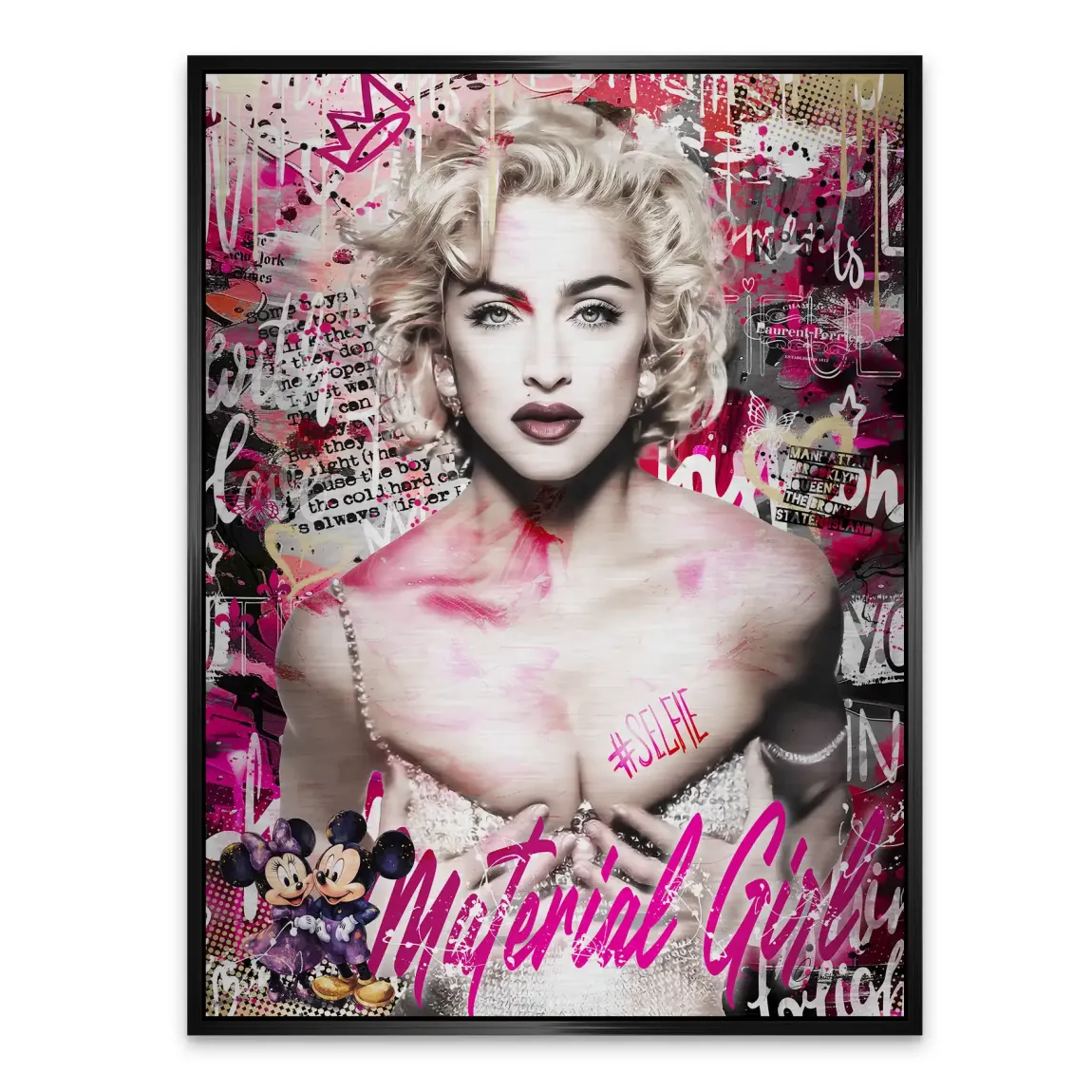 Pop Queen Vibes Alu Gebürstet Bild