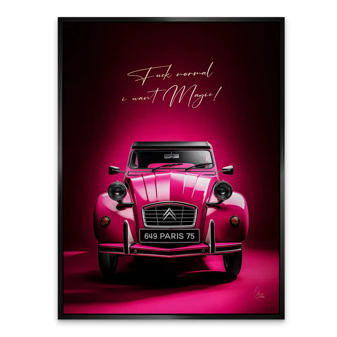Pink Magic 2CV Alu Gebürstet Bild
