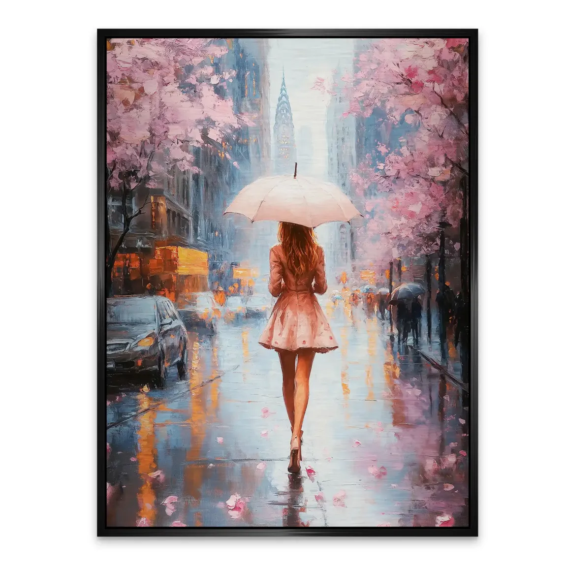 Color of Rain Aludibond Gebürstet Bild INGALERIE