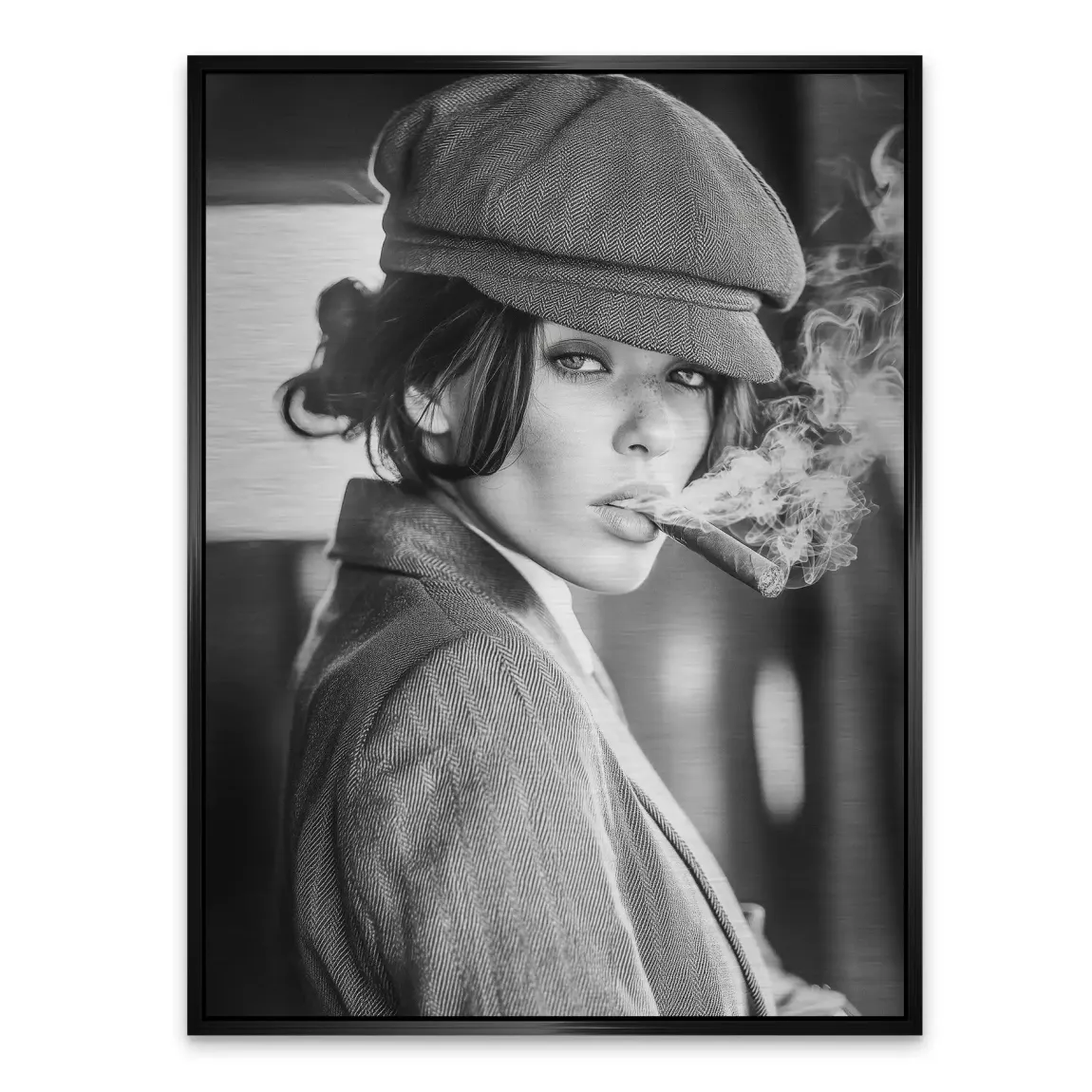 Smoke and Confidence Alu Gebürstet Bild