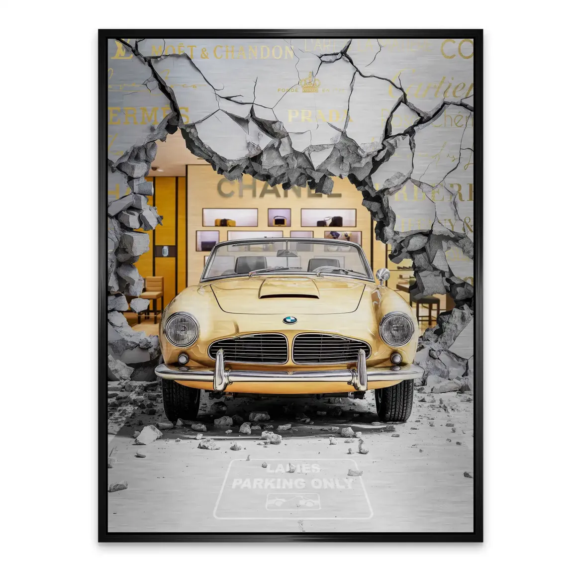 Luxury Shopping Alu Gebürstet Bild