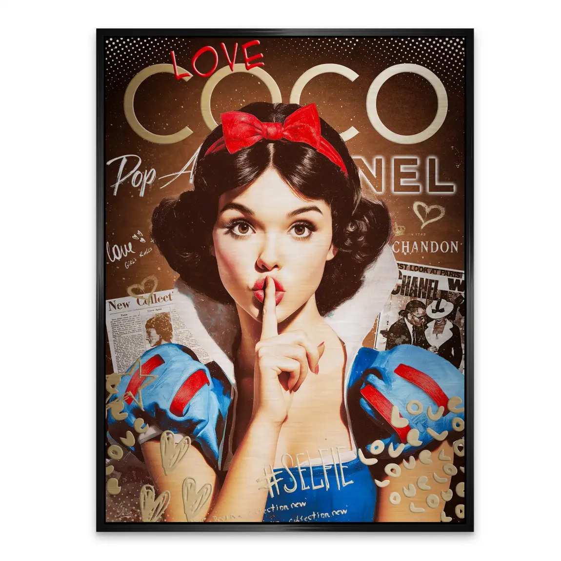 Schneewittchen Coco Glam Alu Gebürstet Bild