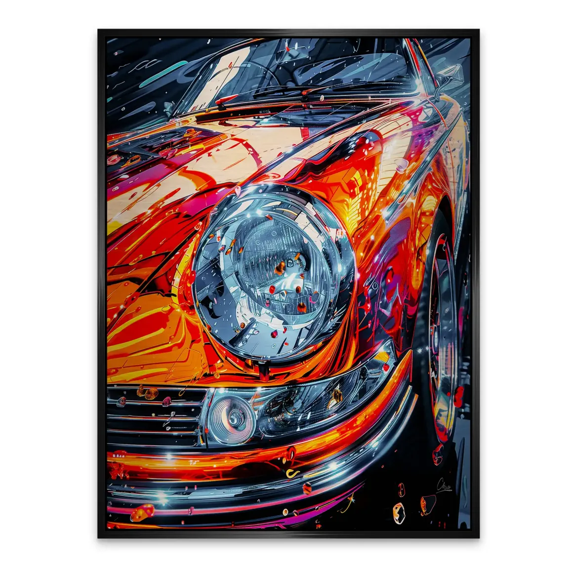 Vivid Motion 911 Porsche Alu Gebürstet Bild
