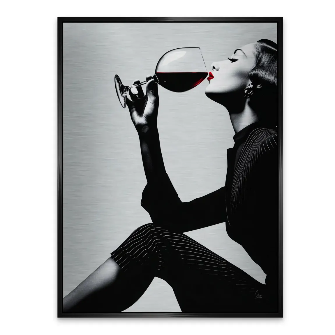 Wine Moments Alu Gebürstet Bild