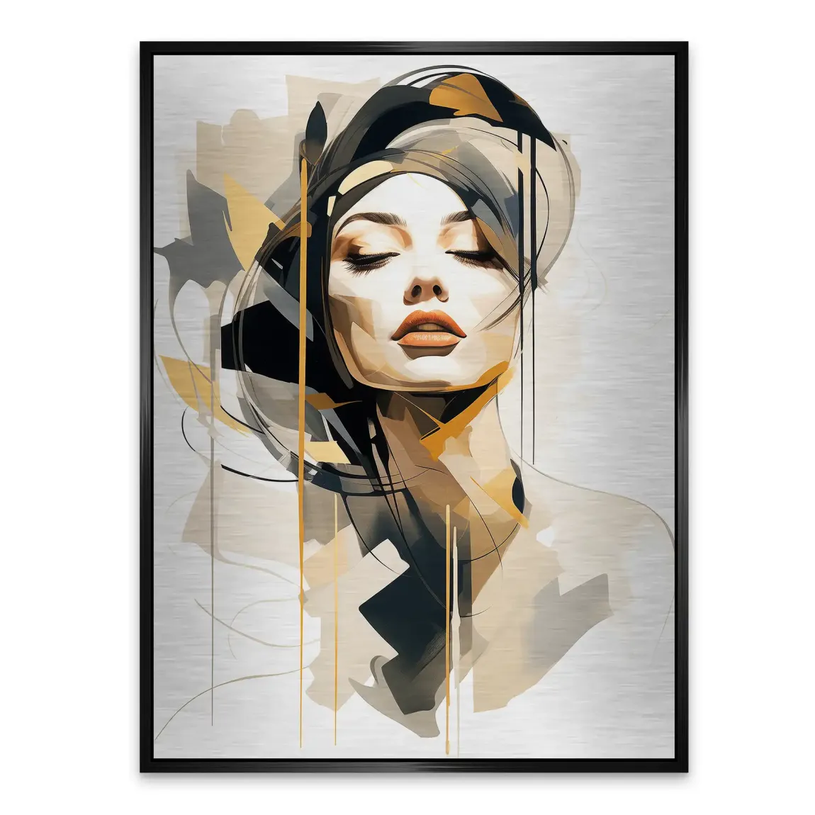 Whispers of Elegance Alu Gebürstet Bild INGALERIE