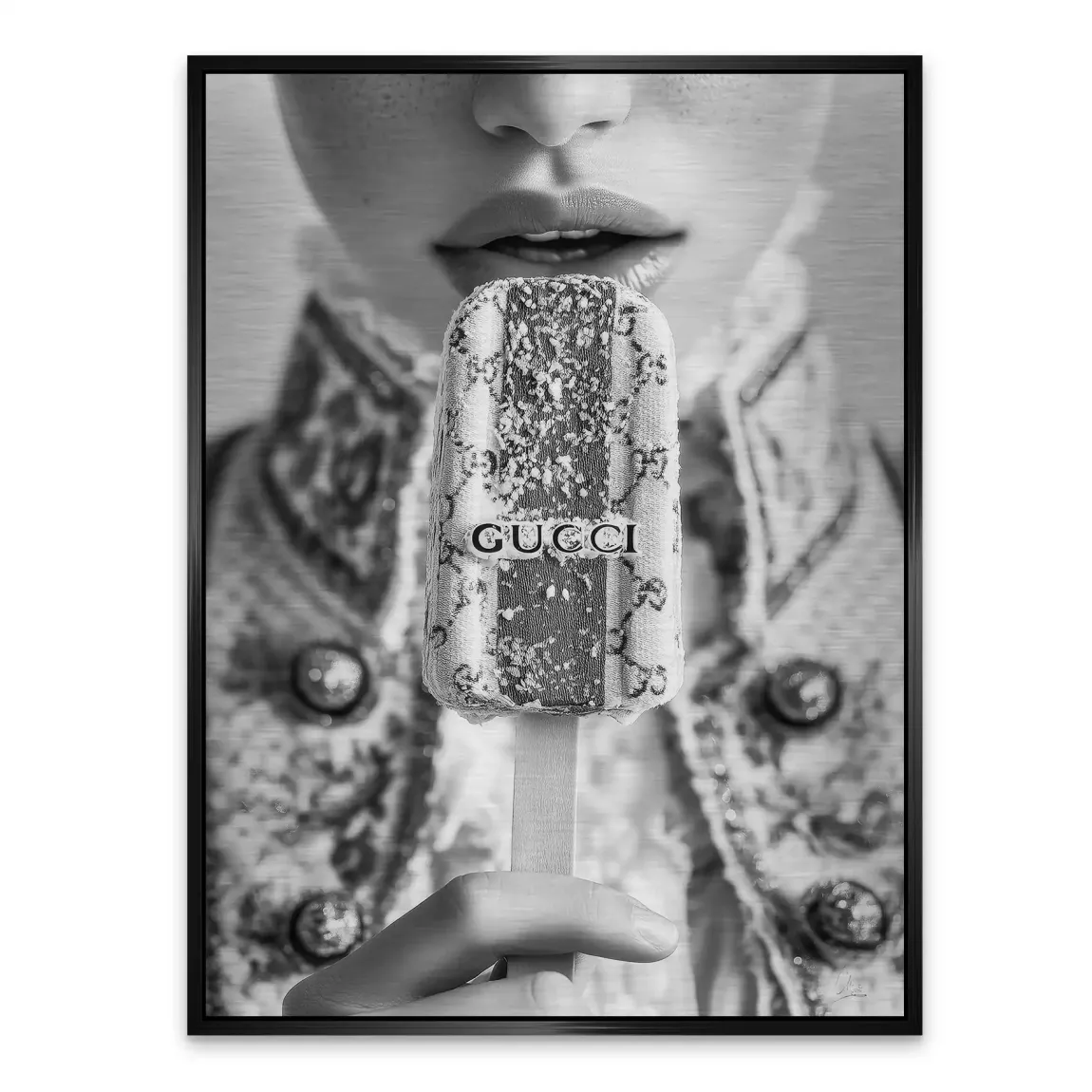 Gucci Ice Couture Noir Alu Gebürstet Bild