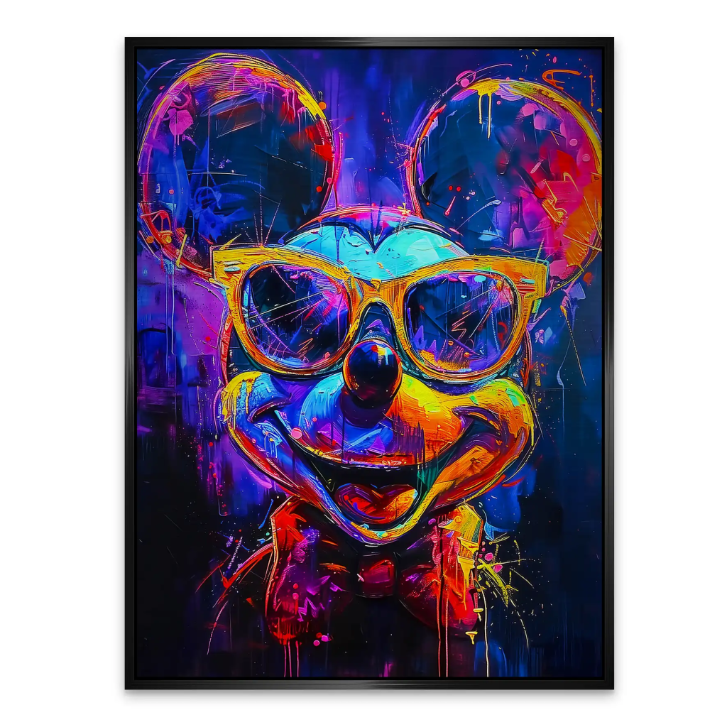 Micky Abstrakt Color Aludibond Gebürstet INGALERIE