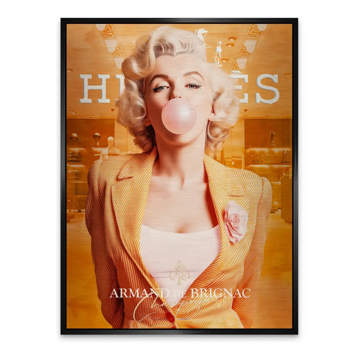 Monroe Bubble Glamour Aludibond Gebürstet INGALERIE