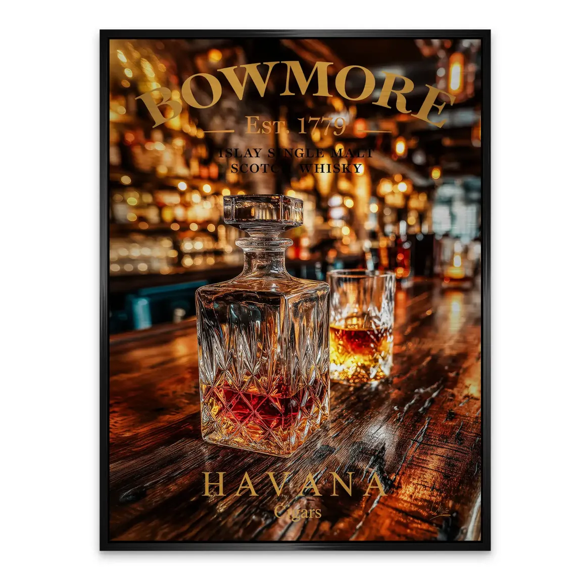 Whisky Lounge Havana Alu Gebürstet  Bild
