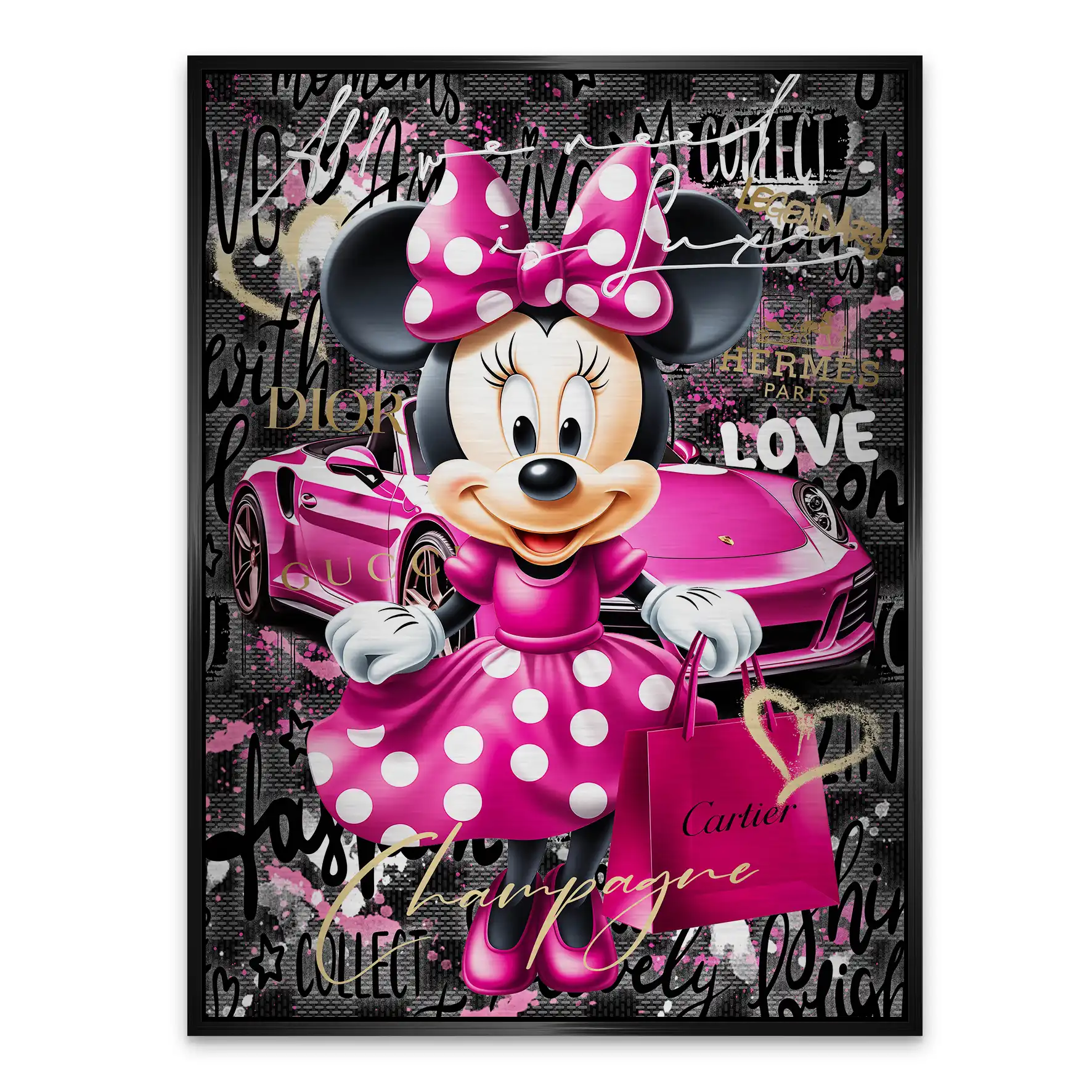 Minnie Need Luxe Aludibond Gebürstet INGALERIE