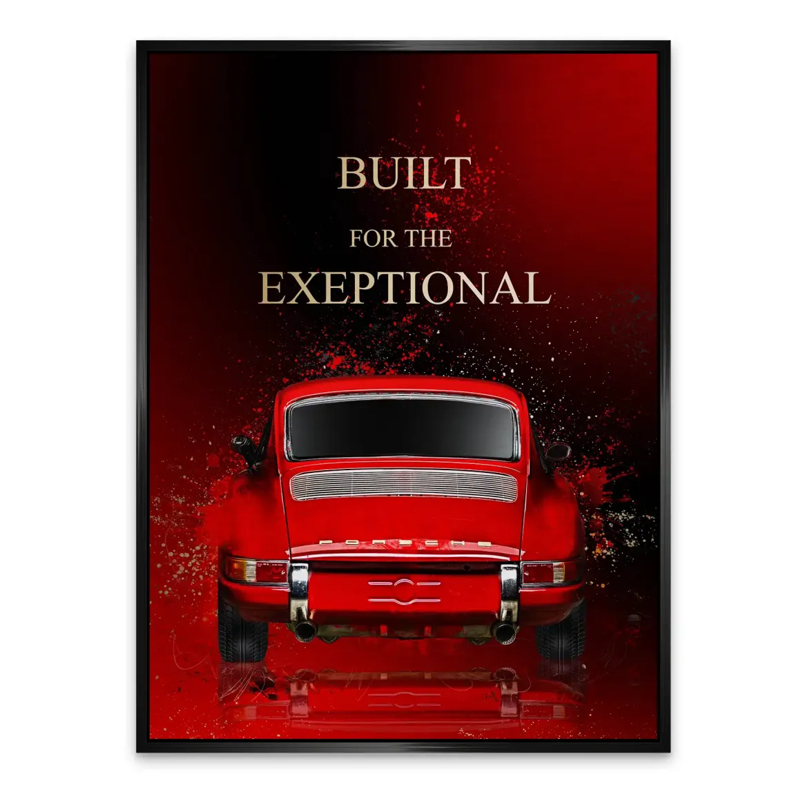 Red Legend 911 Retro Alu Gebürstet Bild
